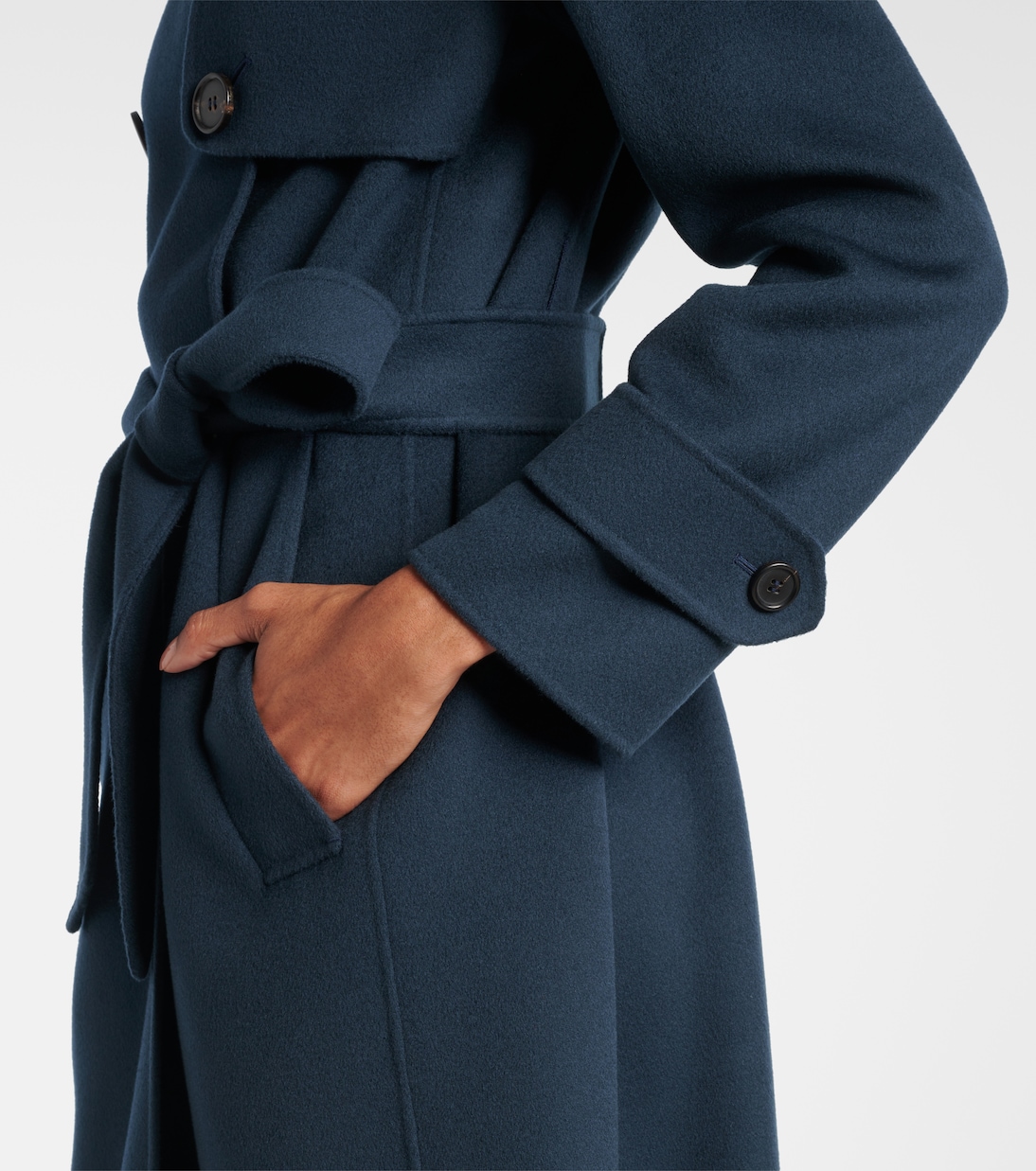 Cappotto in lana vergine con cintura | 'S Max Mara