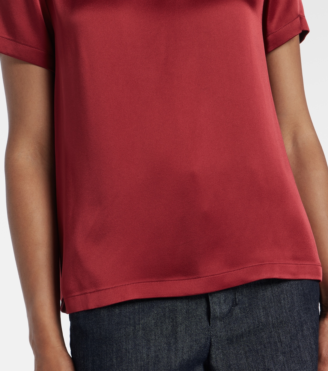Rebecca satin T-shirt | 'S Max Mara