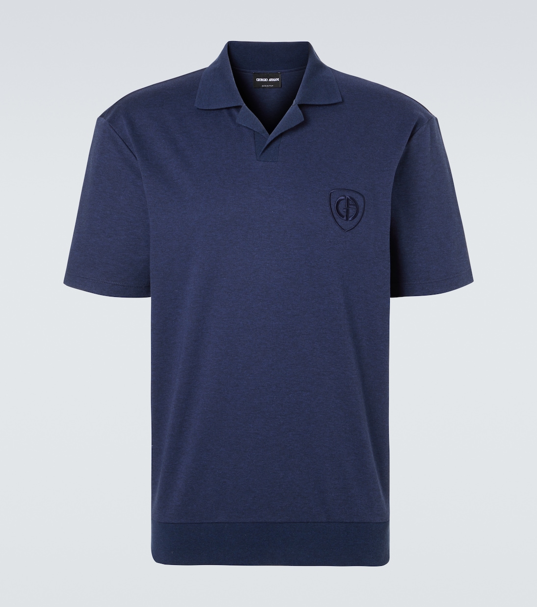 Cotton jersey polo shirt | Giorgio Armani
