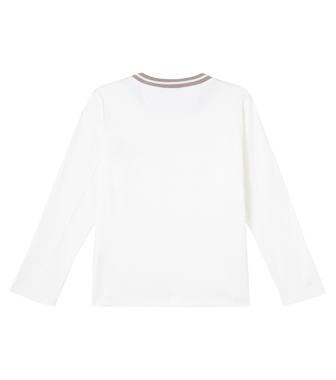 Camiseta acanalada de algodón | Brunello Cucinelli Kids