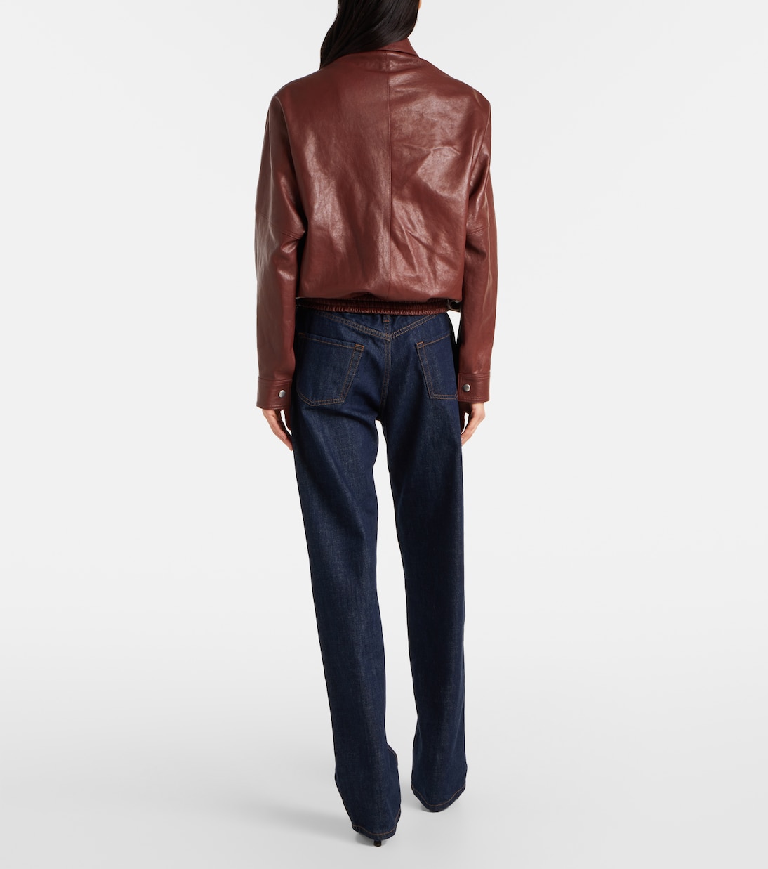 Leather bomber jacket | Magda Butrym