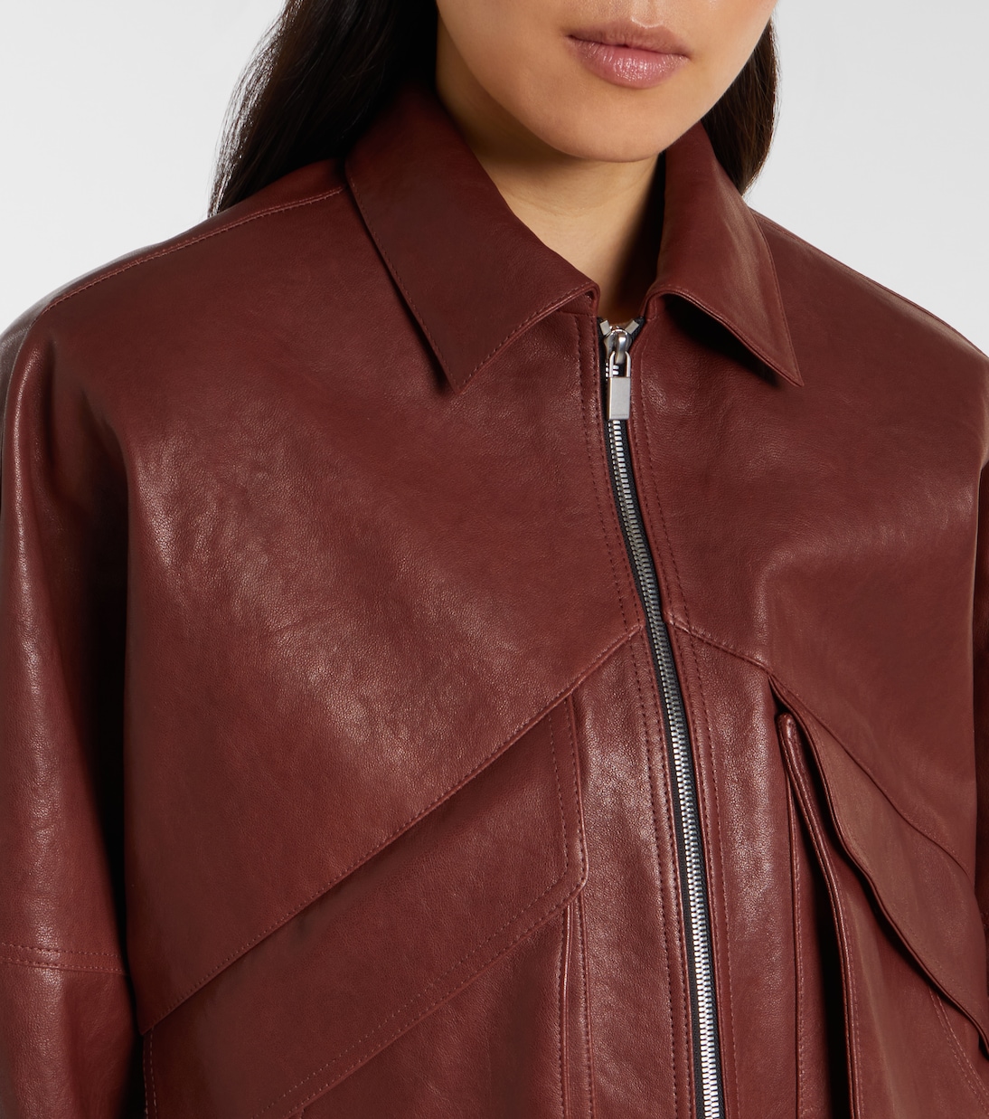 Leather bomber jacket | Magda Butrym