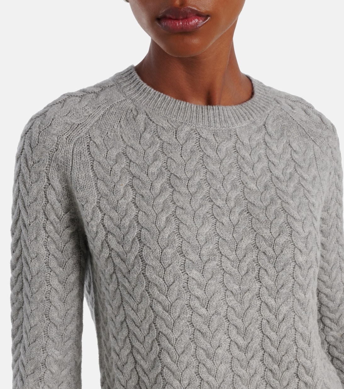 Cable-knit wool and cashmere sweater | 'S Max Mara