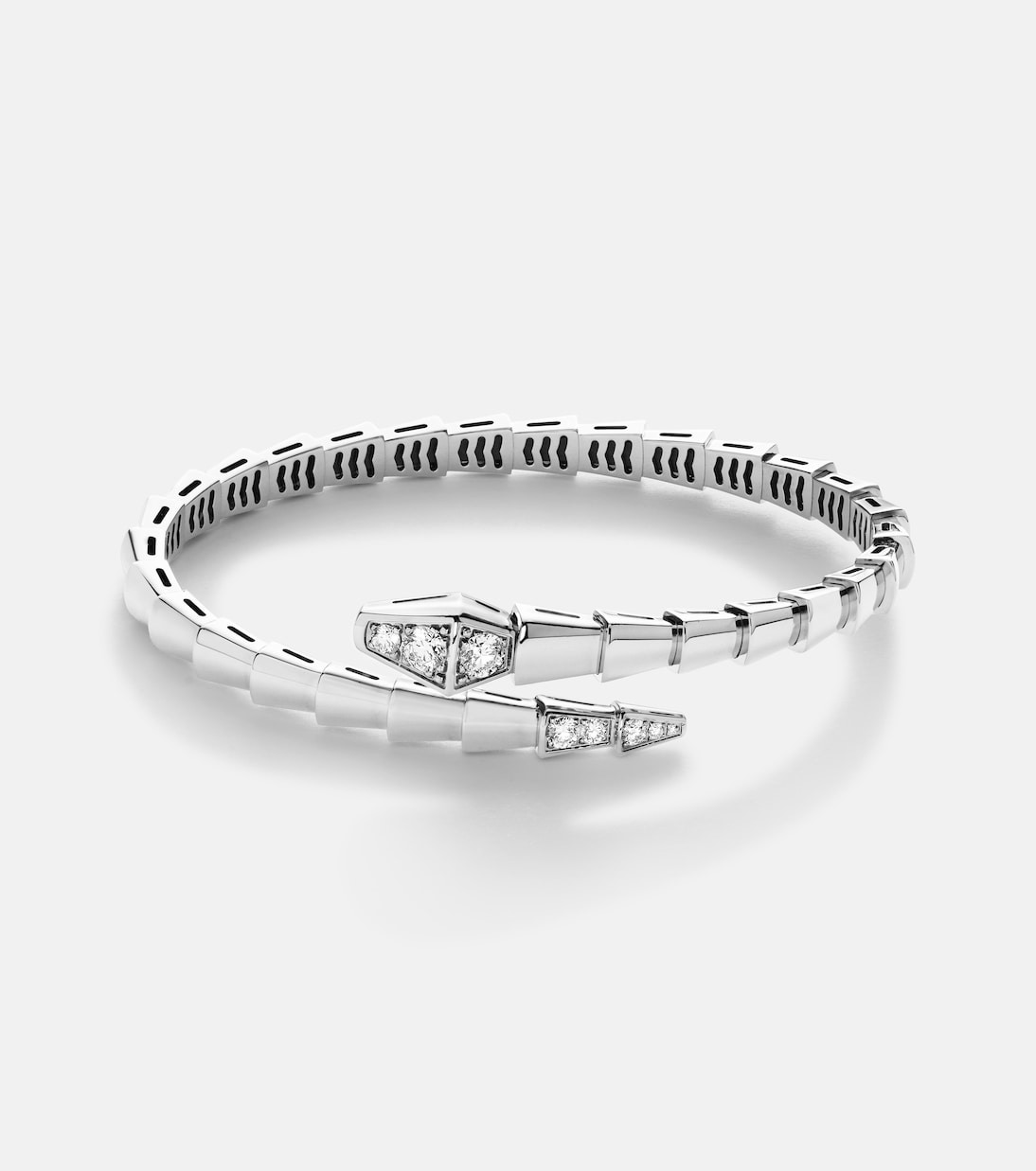Bracciale Serpenti Viper in oro bianco 18kt con diamanti | Bvlgari