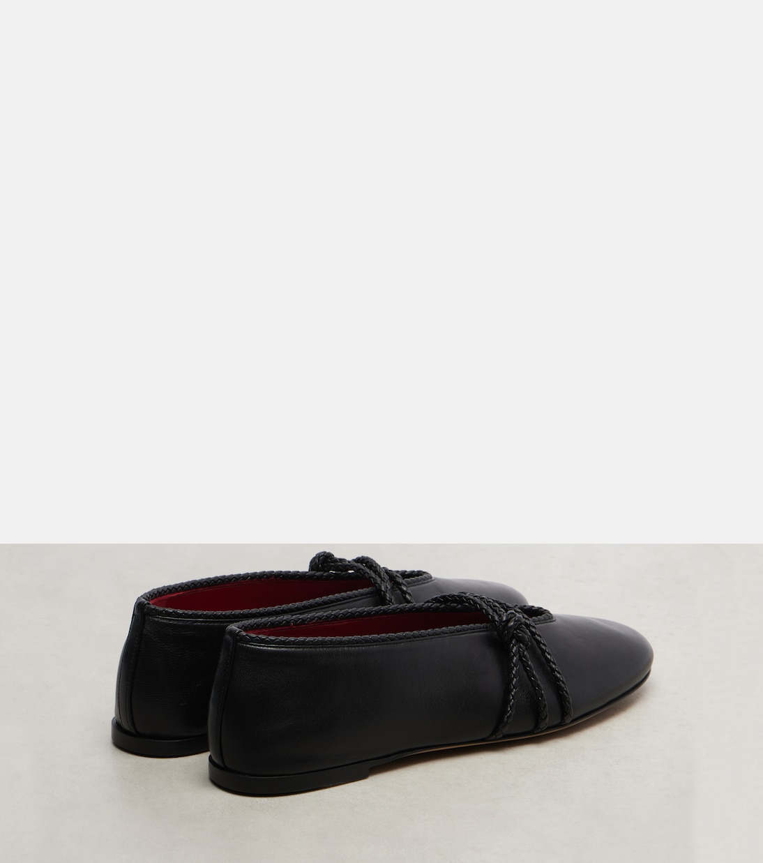 Rosa Knot leather ballet flats | Bottega Veneta