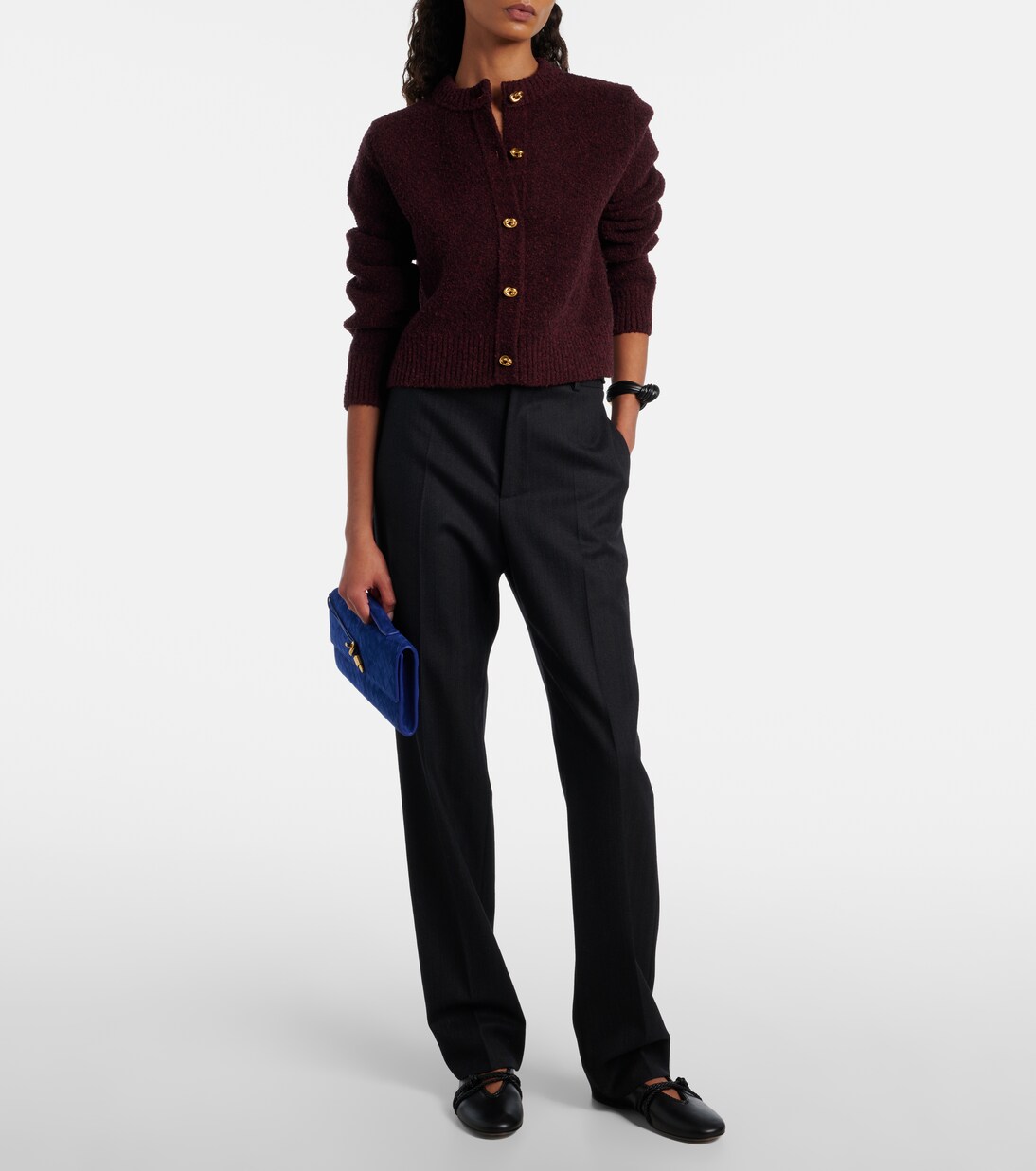 Rosa Knot leather ballet flats | Bottega Veneta