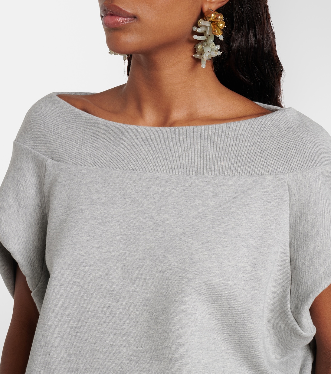 Cocoon cotton jersey sweatshirt | Dries Van Noten