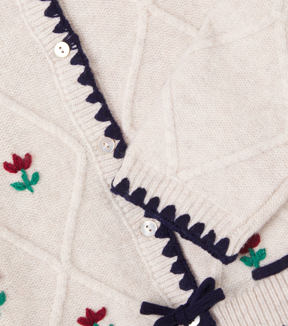 Iska embroidered wool cardigan | Konges Sløjd