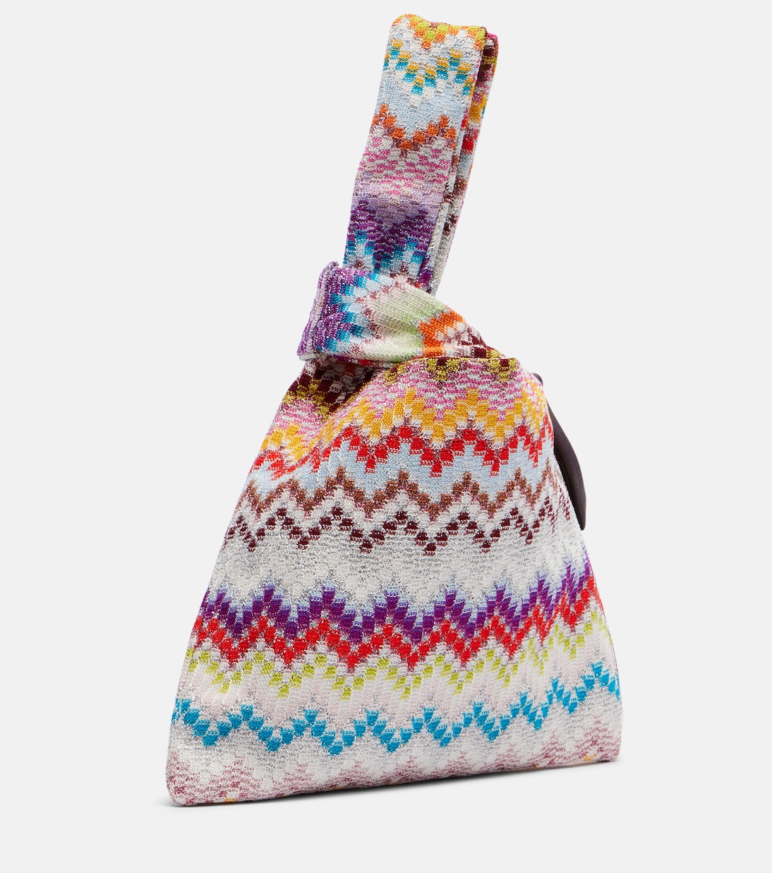 Zigzag Small jacquard top-handle bag | Missoni