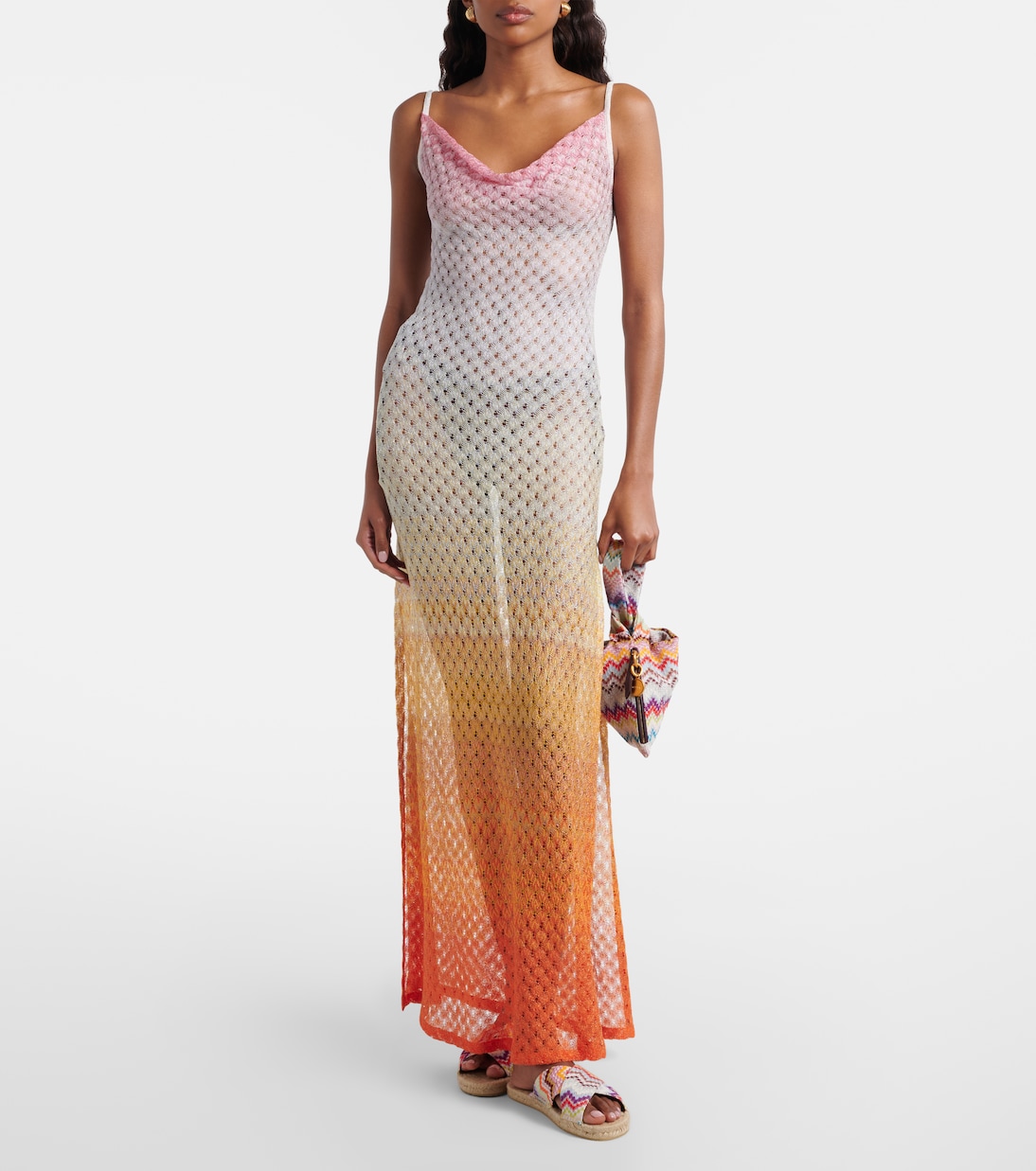 Zigzag Small jacquard top-handle bag | Missoni