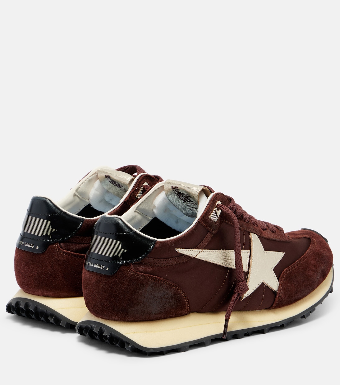 Running Marathon 새틴 스웨이드 스니커즈 | Golden Goose