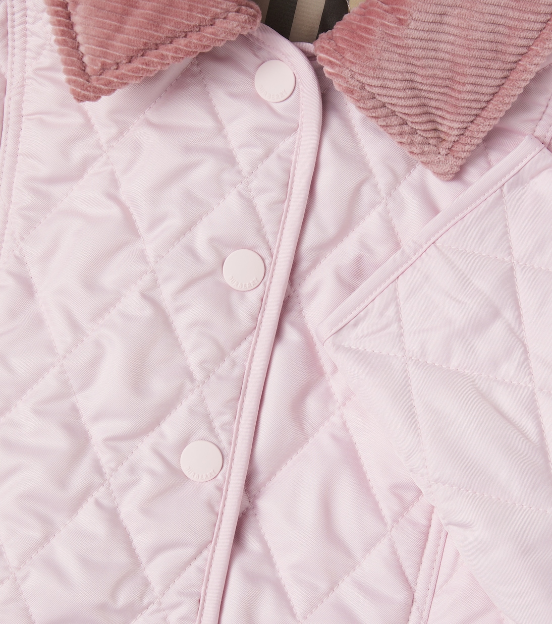 Feldjacke mit Cord | Burberry Kids