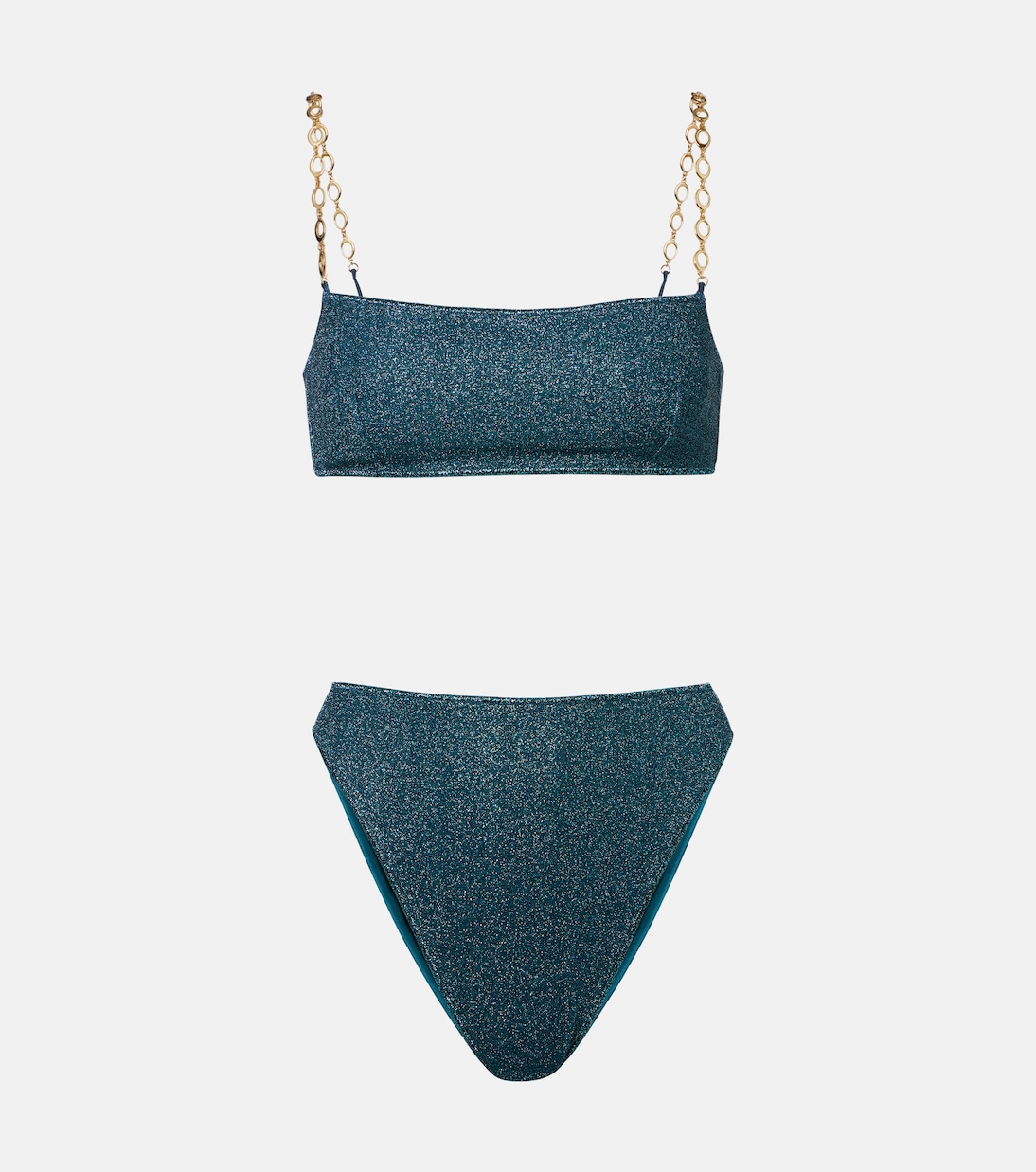 Lumière O Chain lamé bikini | Oséree