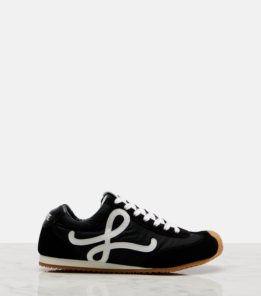 Ballet Runner 2.0 suede-trimmed sneakers | Loewe