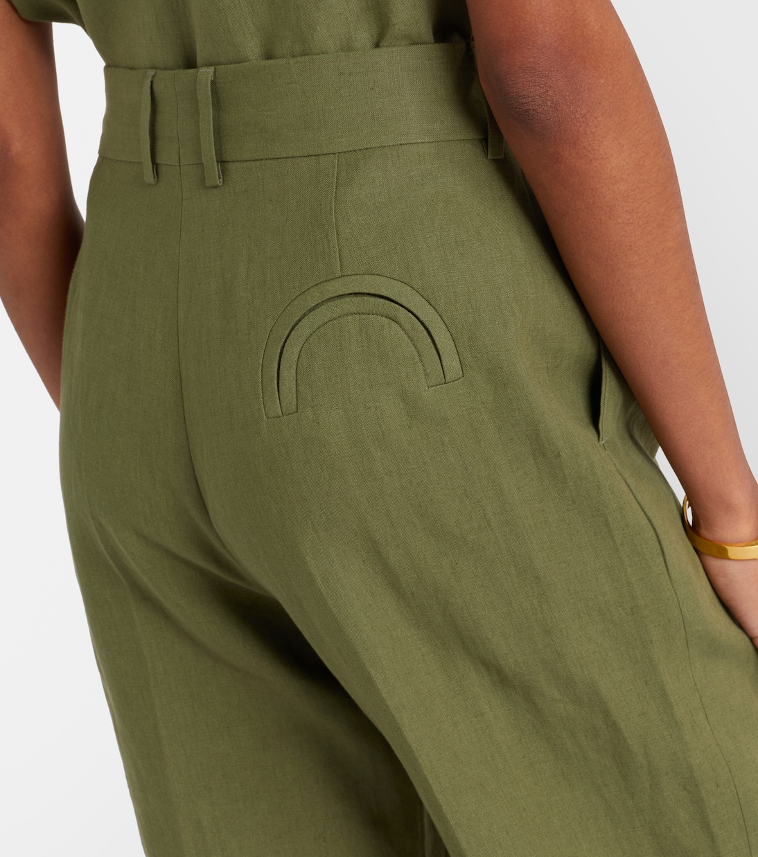 Midday Sun linen wide-leg pants | Blazé Milano