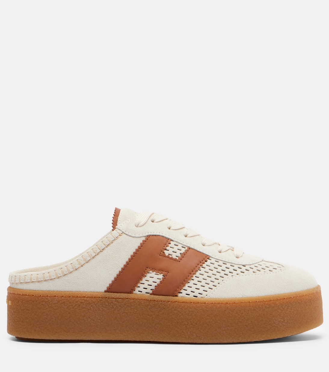 H698 suede platform mules | Hogan