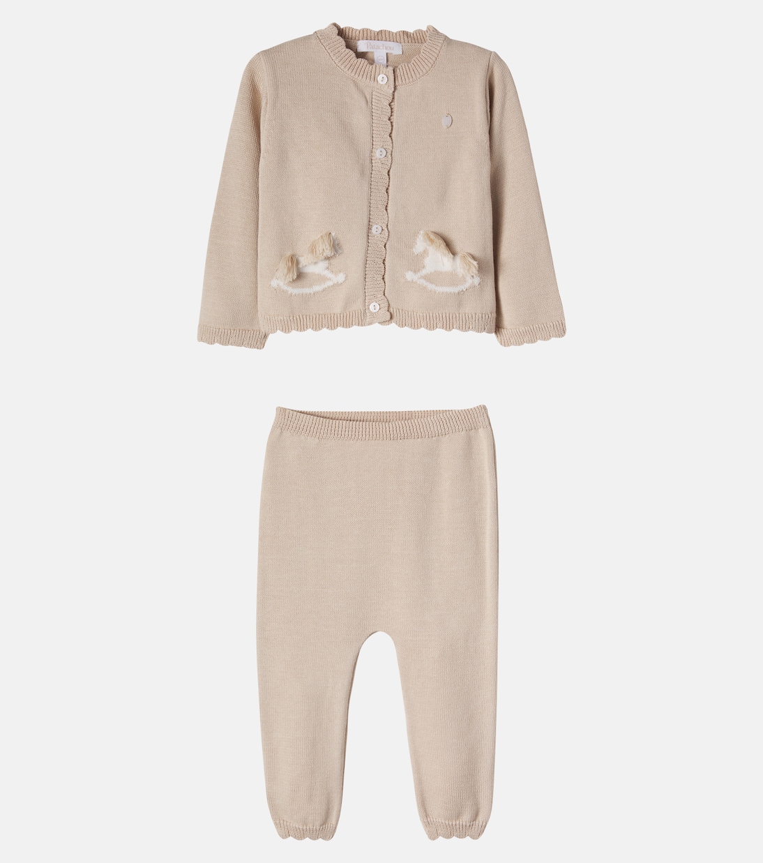 Bebé - set de cárdigan y pantalones de algodón | Patachou