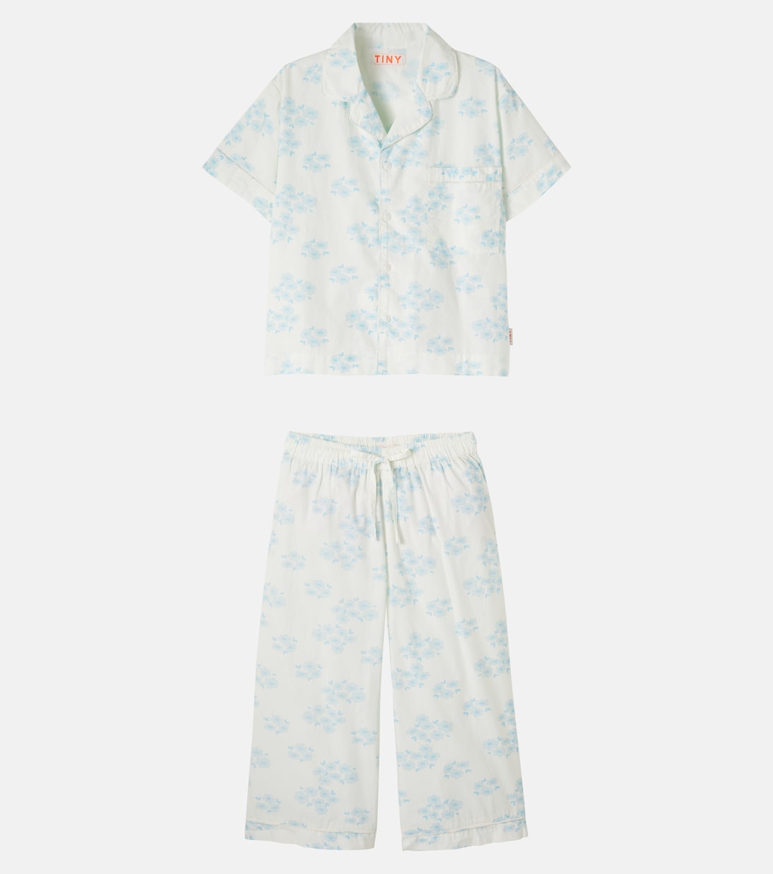 Set Blossoms aus Hemd und Hose aus Baumwolle | Tinycottons