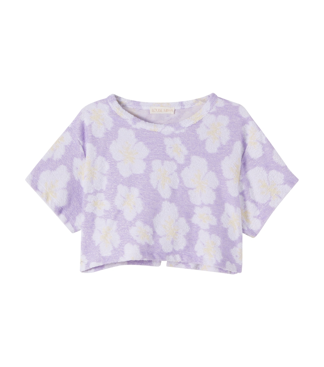 Kalistee floral cotton-blend T-shirt | Louise Misha