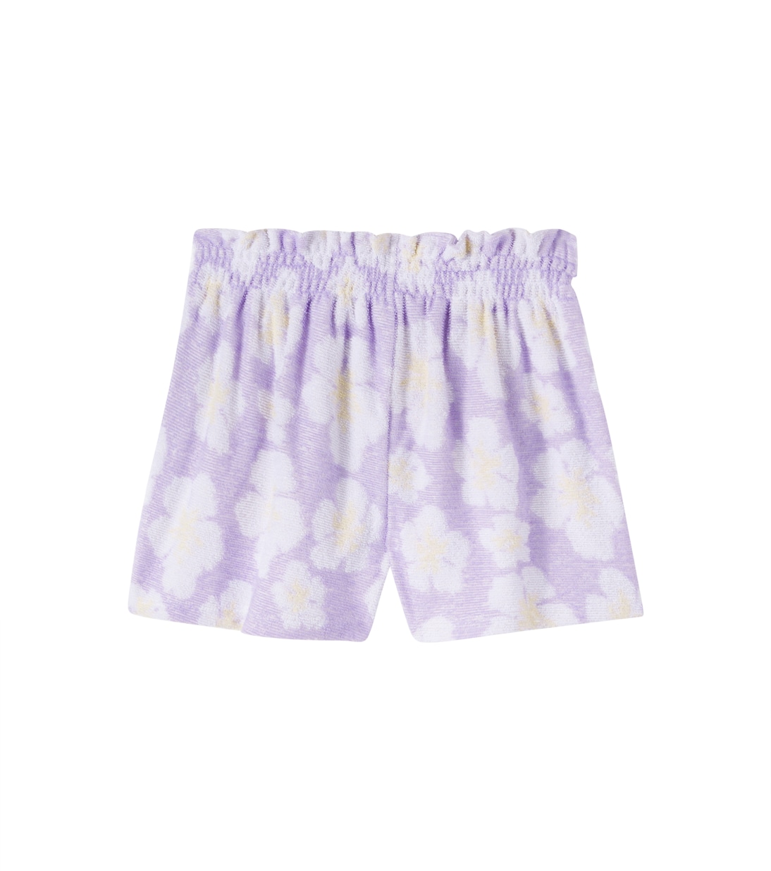 Clemoune floral cotton-blend terry shorts | Louise Misha