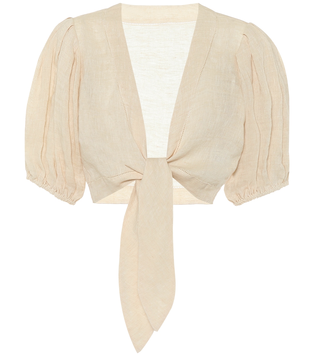 Top cropped in lino | Lisa Marie Fernandez