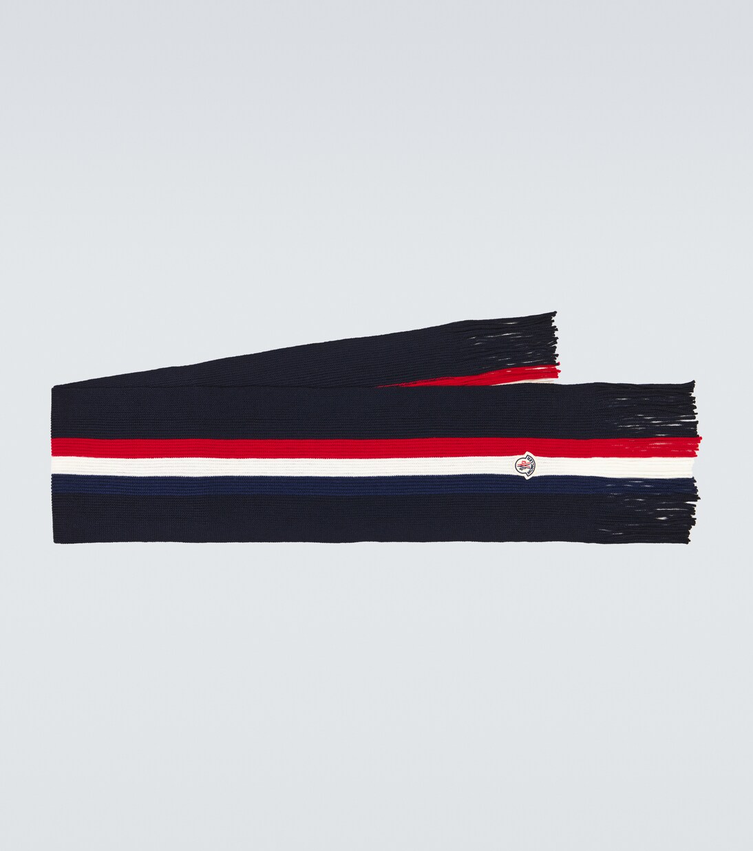 Wool ribbed scarf | Moncler