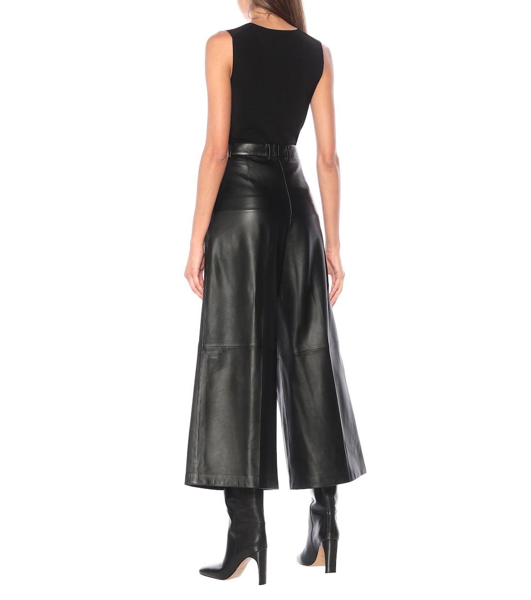 Tuba wide-leg leather pants | Joseph