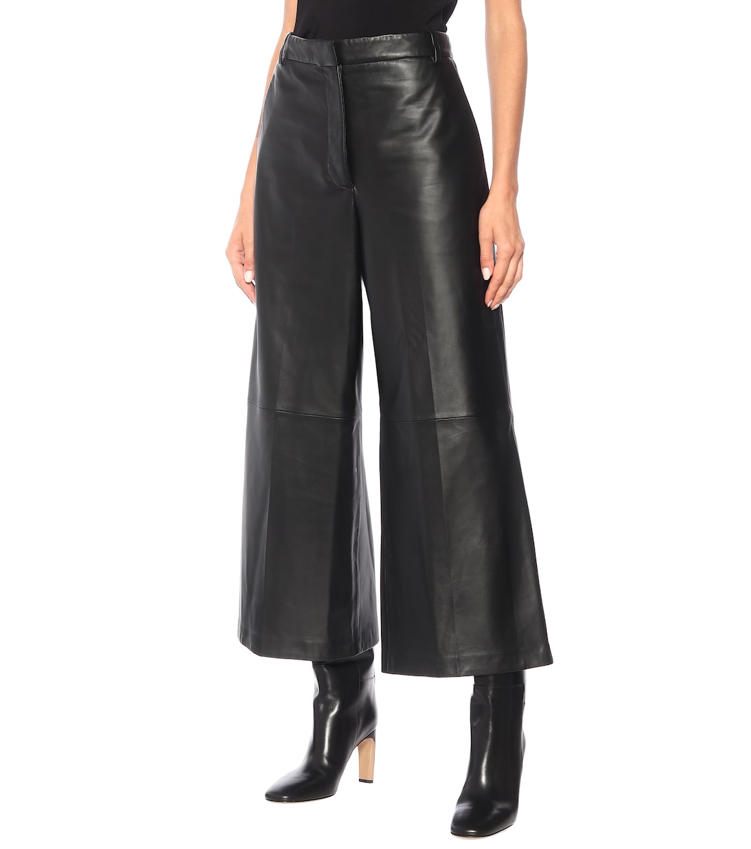Tuba wide-leg leather pants | Joseph