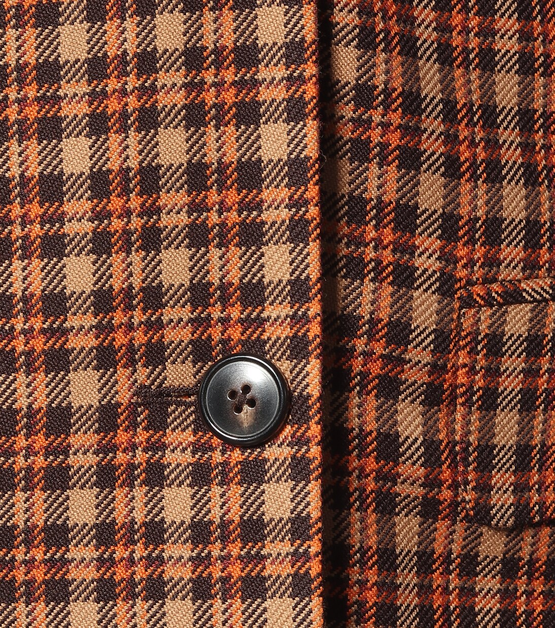 Checked wool-blend coat | Dries Van Noten