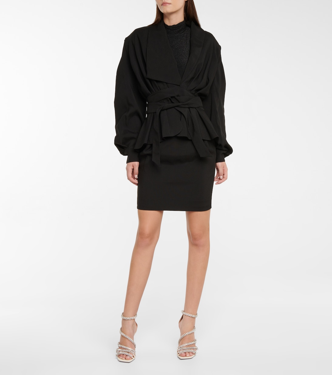 Belted peplum jacket | Alexandre Vauthier