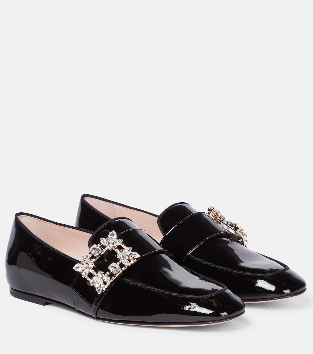 定番のお歳暮 loafers leather patent Broche Mini in Vivier Roger - black 靴