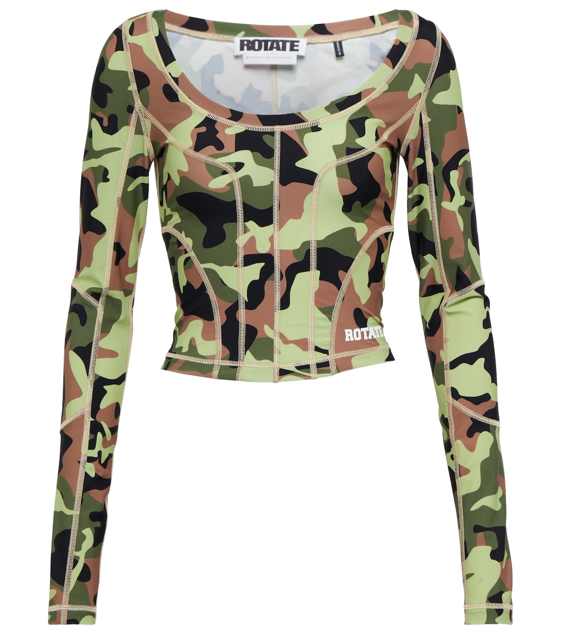 Crop top Tamisha de camuflaje | Rotate