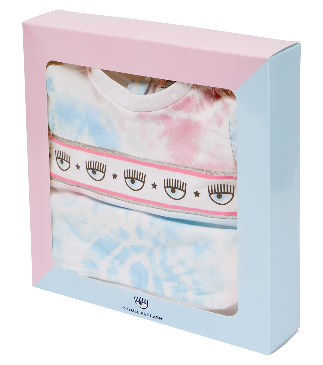 x Chiara Ferragni bebé - jersey en mezcla de algodón tie-dye | Monnalisa