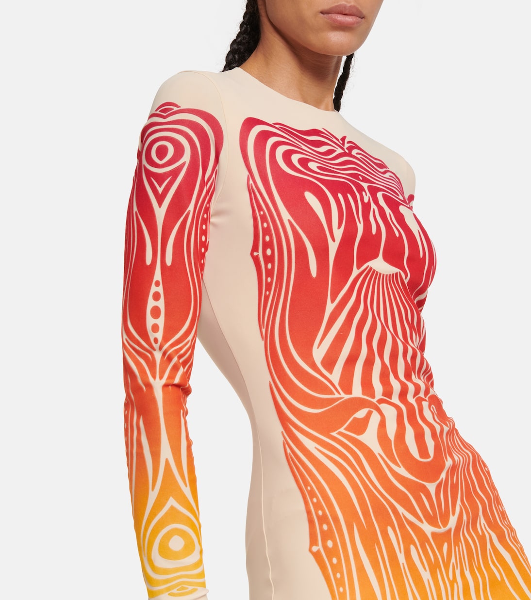 Velvet-trimmed minidress | Stella McCartney