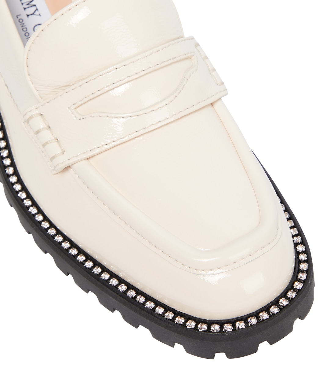 Deanna embellished leather loafers | Jimmy Choo
