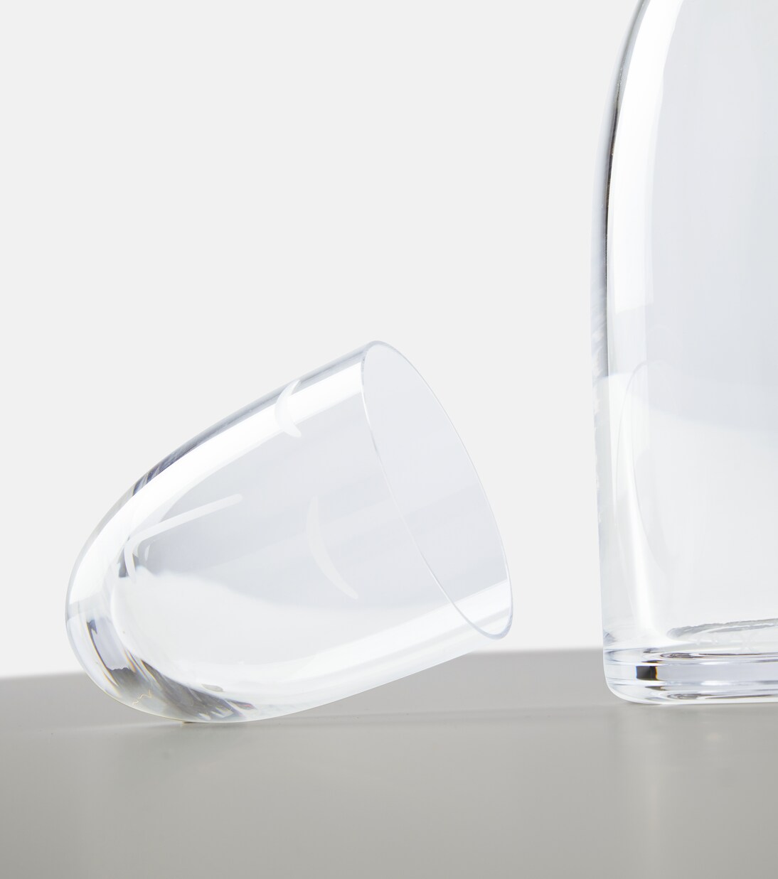 Mr. & Mrs. water pitcher and cup set | Nude