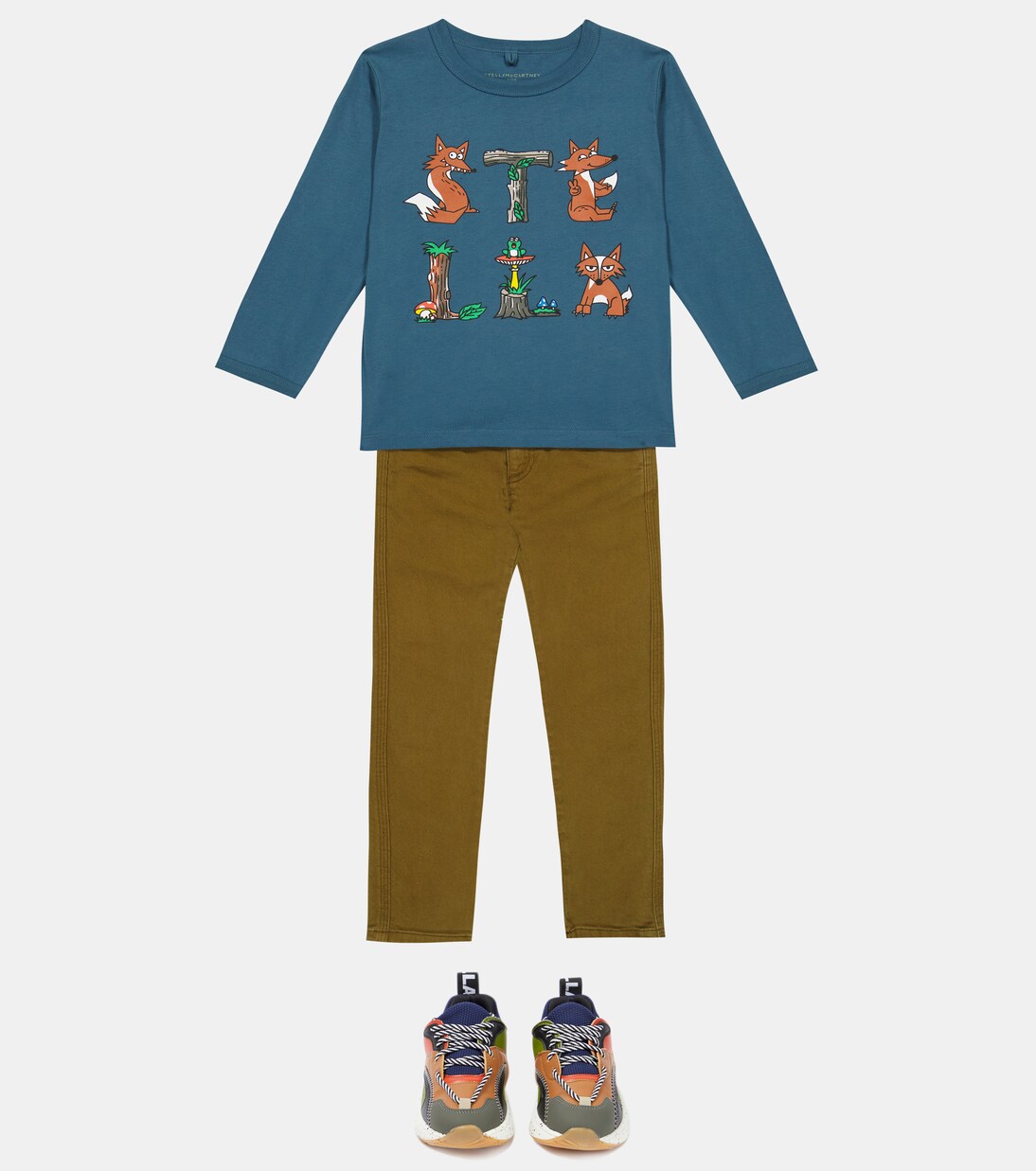 Camiseta de algodón estampada | Stella McCartney Kids