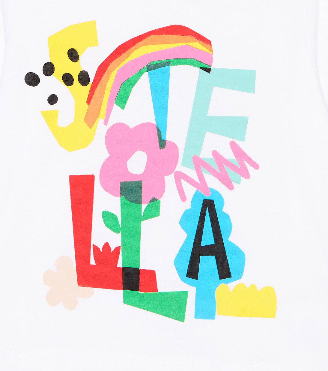 Baby - Top in jersey di cotone con stampa | Stella McCartney Kids