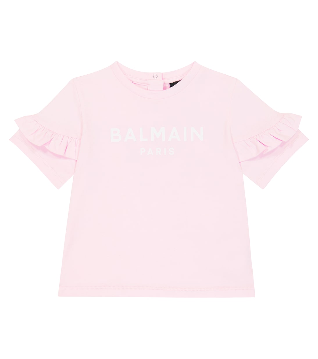 Baby logo cotton T-shirt | Balmain Kids
