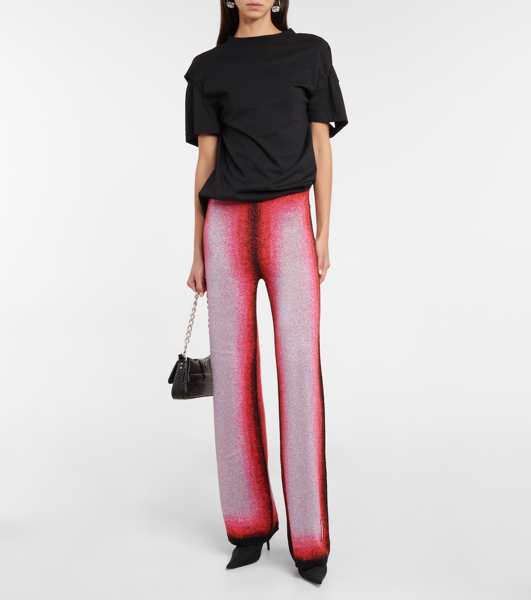 Hose mit weitem Bein aus Strick | Y/Project