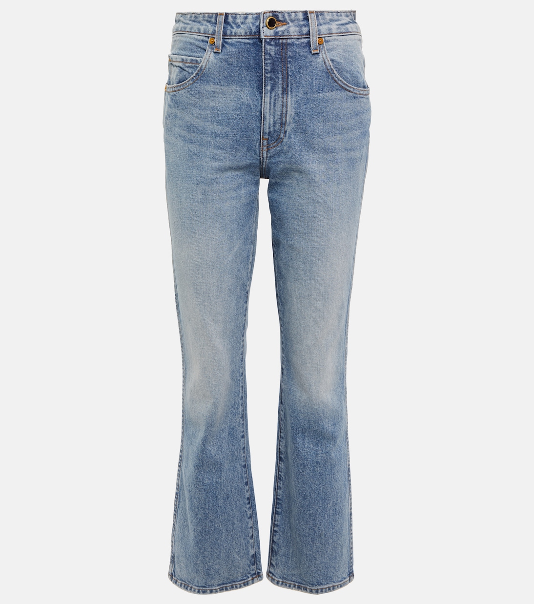 Vivian high-rise straight jeans | Khaite