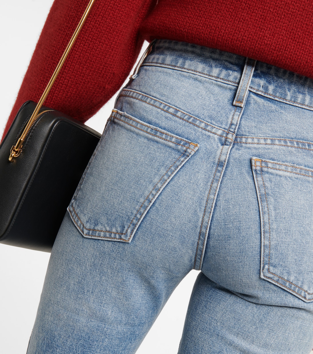 Vivian high-rise straight jeans | Khaite
