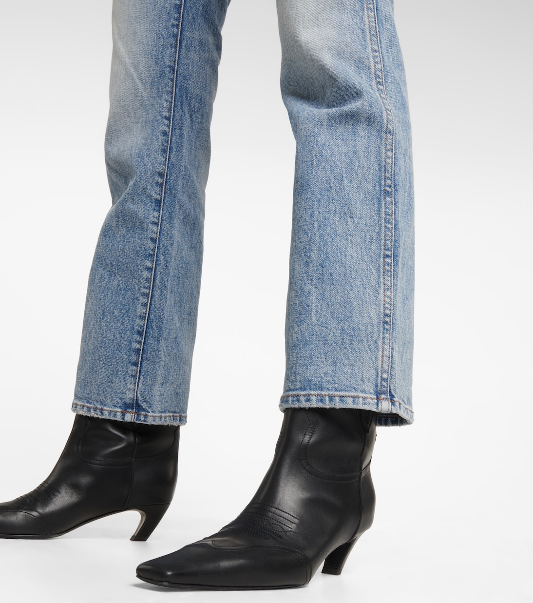 Vivian high-rise straight jeans | Khaite