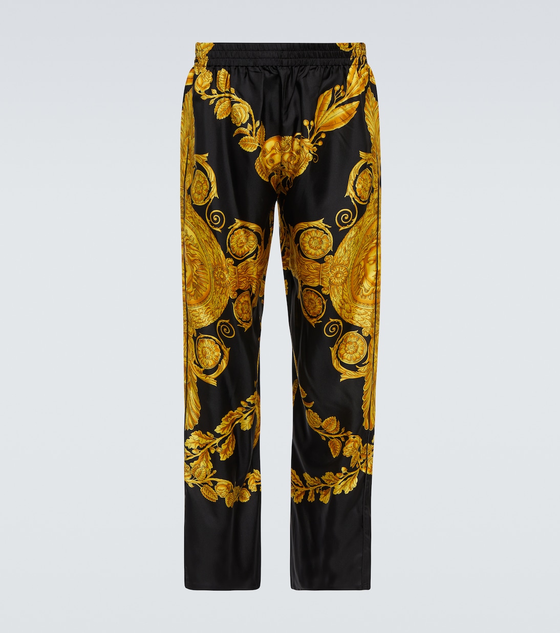 Pyjama-Hose Barocco aus Seiden-Twill | Versace