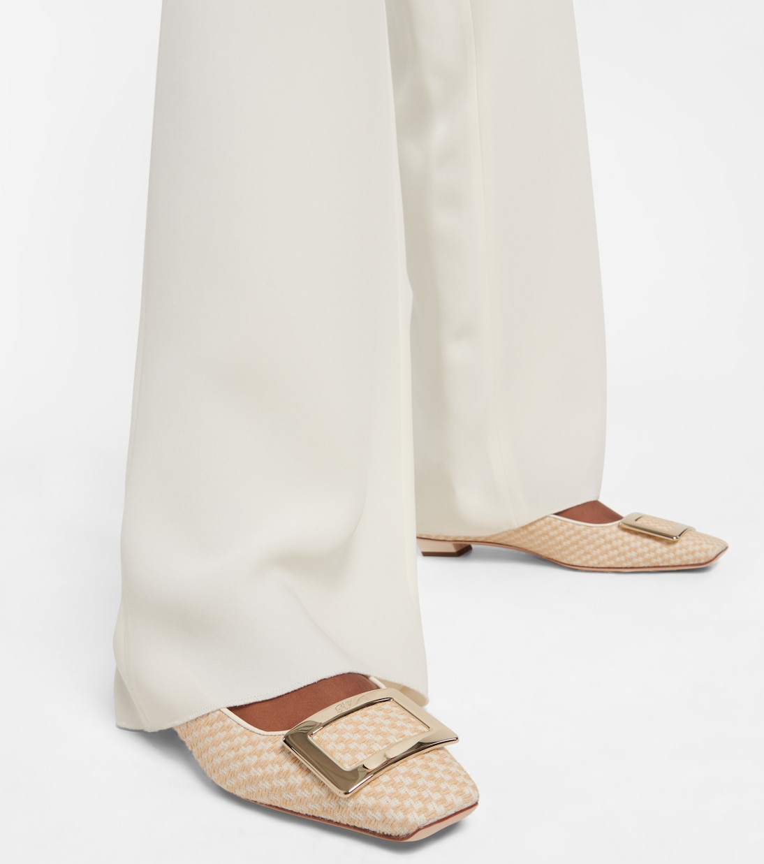 Belle Vivier bouclé ballet flats | Roger Vivier