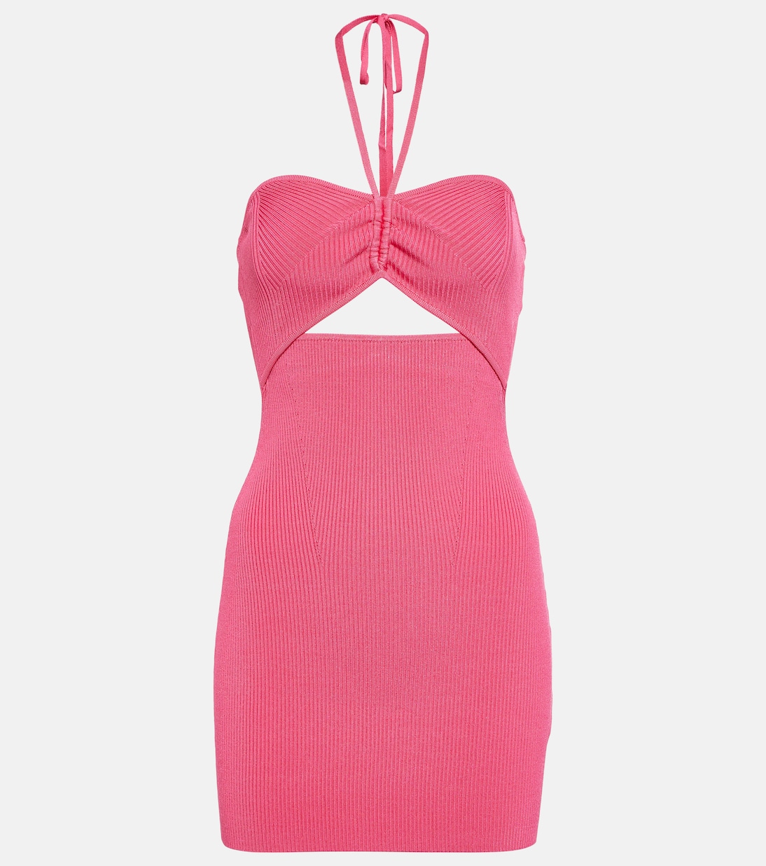 Vestido corto de jersey acanalado | Simkhai