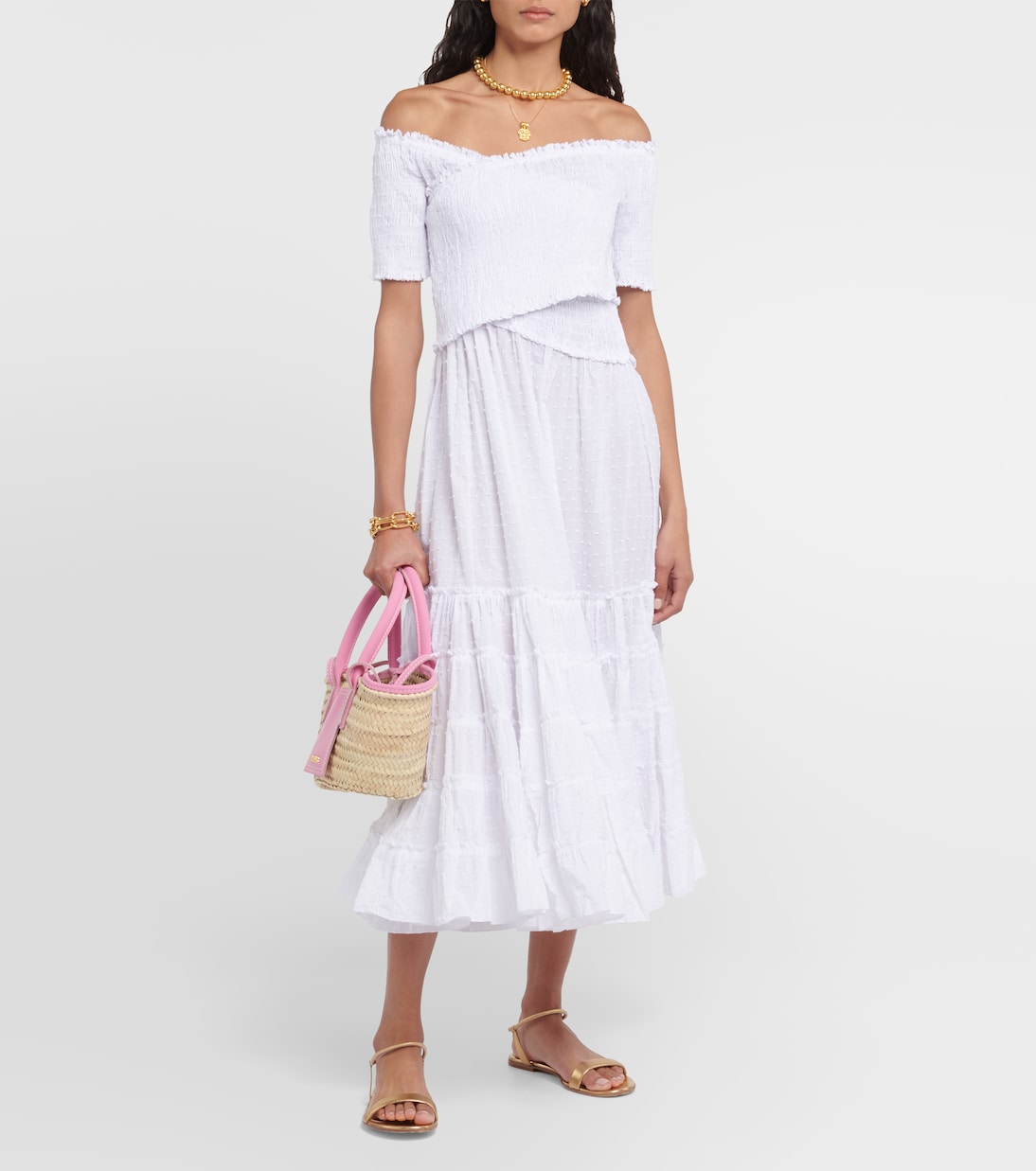 Soledad midi dress | Poupette St Barth