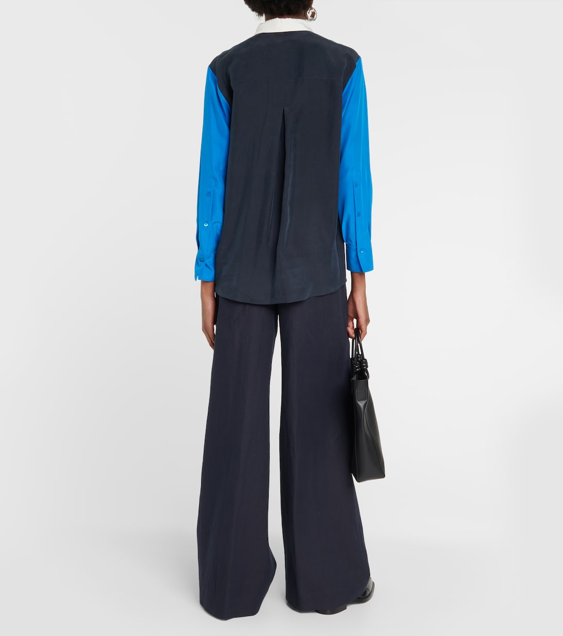 Colorblock silk blouse | Dorothee Schumacher