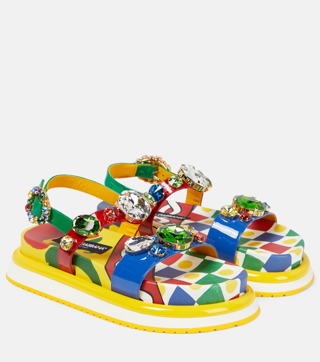 صندل من الجلد المعدني Day Love | Dolce&Gabbana