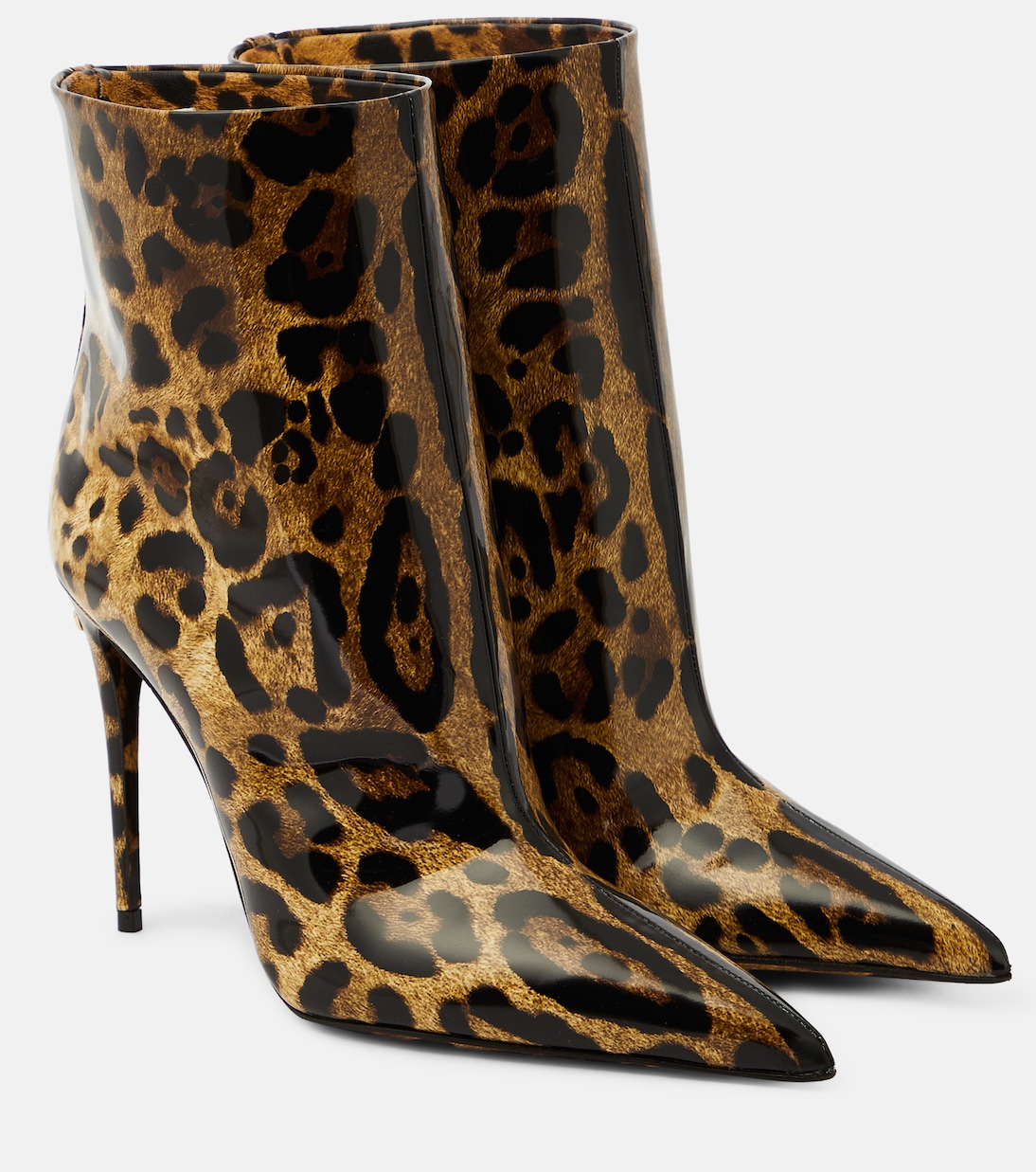Dolce gabbana leopard boots clearance